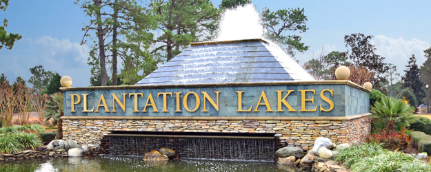 Plantation Lakes Sign